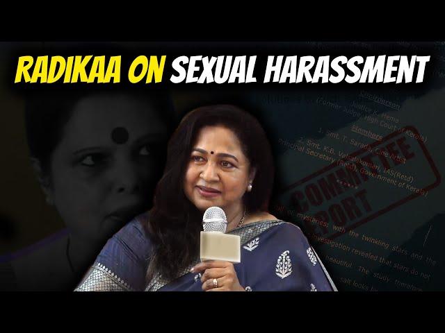 Will a woman be taking selfie when she's raped: Radikaa on getting proof of sexual harassment