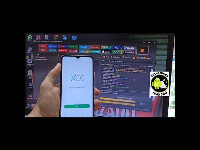 frp infinix x659b unlocktool done.