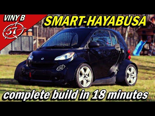 SMART HAYABUSA TIME LAPSE: the complete built -1 year of build in 18 minutes