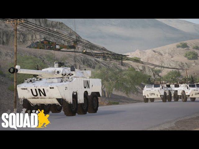 THE UNITED NATIONS?! The UN Takes On Insurgents in this Squad Mod | Eye in the Sky Squad Gameplay