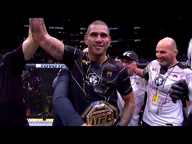 Alex Pereira Octagon Interview | UFC 281