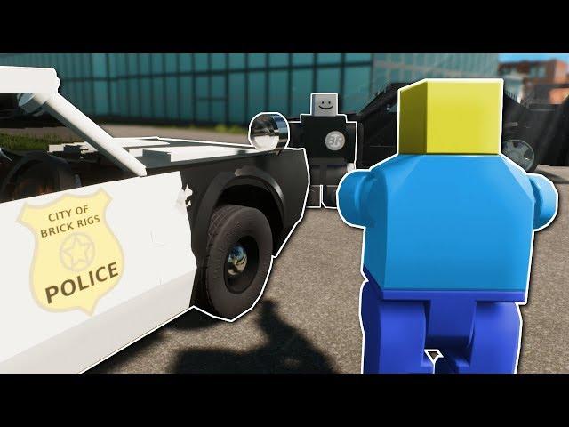 POLICE CHASE IN NEW CITY! - Brick Rigs Multiplayer Gameplay - Lego Cops and Robbers