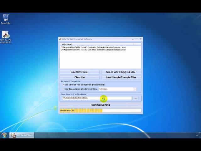 How To Use WAV To AAC Converter Software