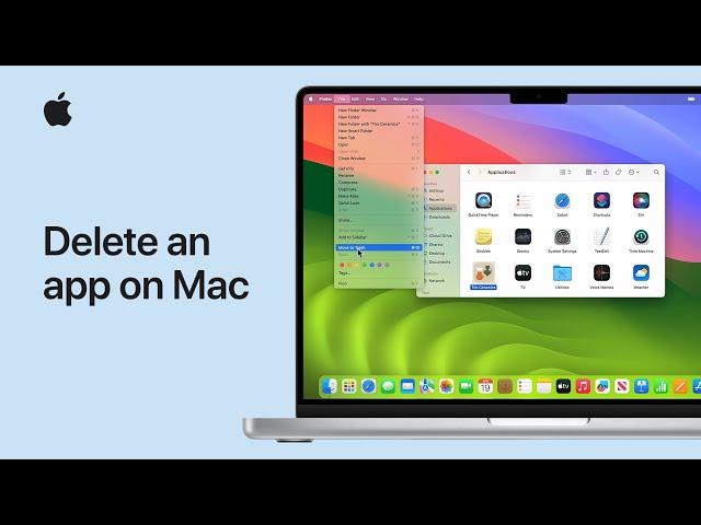 How to delete an app on Mac | Apple Support