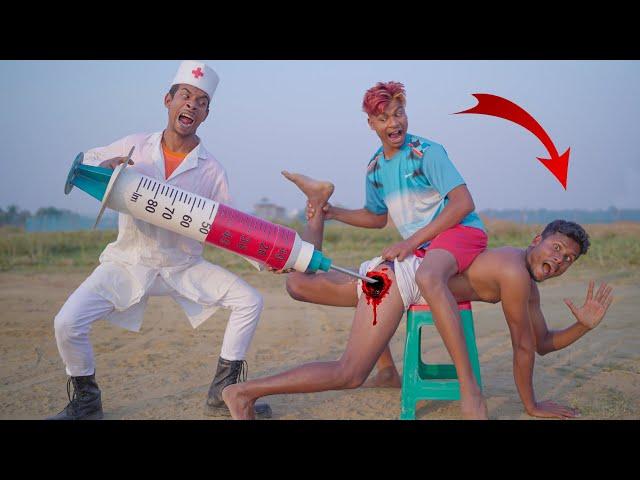 Must Watch New Comedy Video Very Special New Trending Comedy Video 2024Injection Funny Video Epi 352