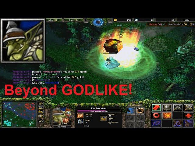 DotA 6.81d - Goblin Techies Beyond GODLIKE !