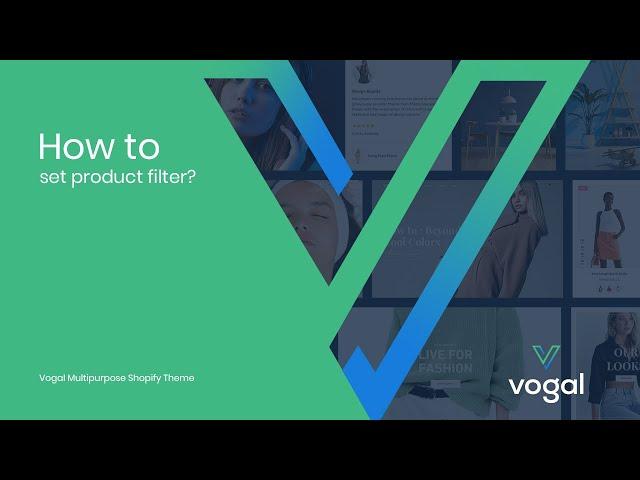 How to display product filters | Collection Page | Vogal Shopify theme