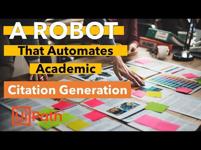 Cita - Automated Citation Generator Bot for Academic Papers