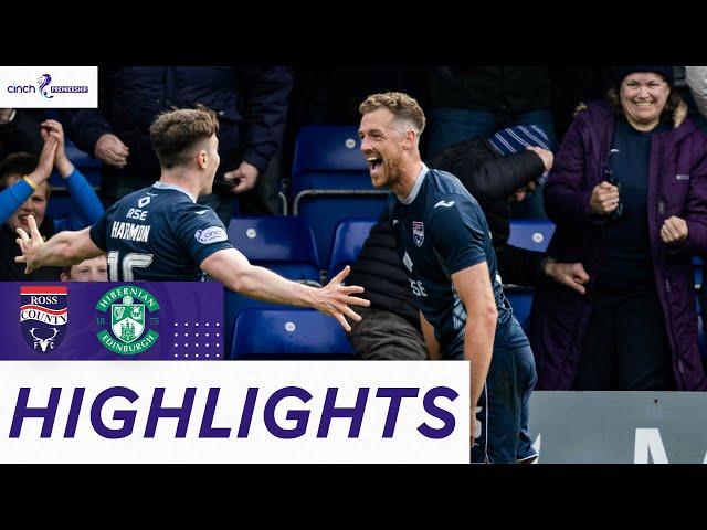 Ross County 2-1 Hibernian | Late Jordan White Strike Clinches Staggies Win | cinch Premiership