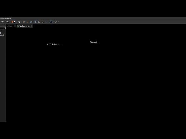 How to fix EFI Network when installing Windows 10 in VMware Workstation