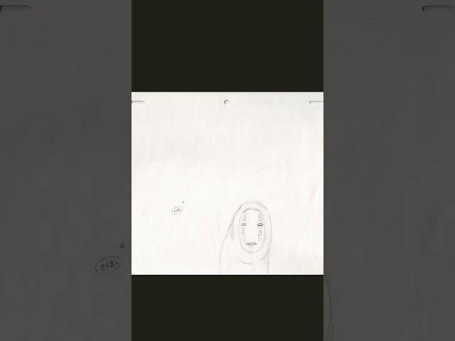 Spirited Away No-Face vibin'  |  Traditional Paper Animation (WIP)