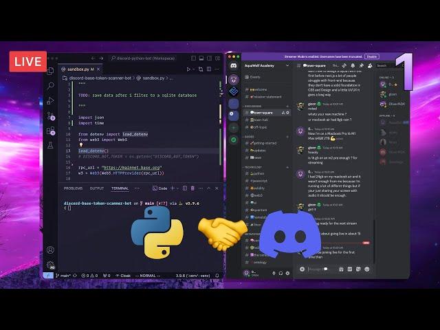 Code a Discord Bot with Python on BASE Chain pt.1