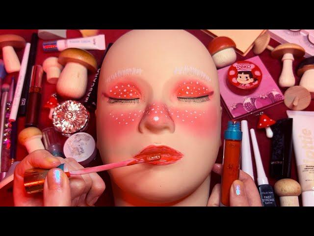 ASMR Makeup on Mannequin (Whispered)