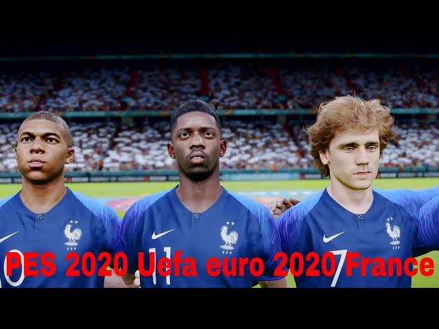 PES 2020 UEFA Euro 2020 Full Tournament France playthrough