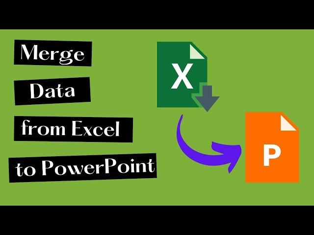 Merging from Excel to PowerPoint