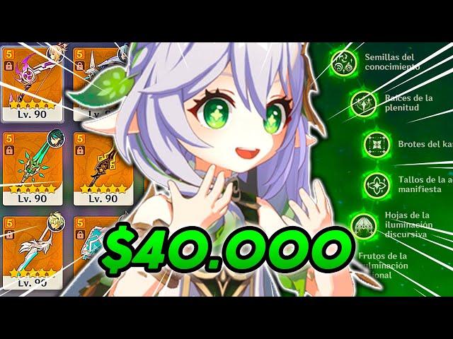  UN MILLONARIO me PAGO para ANALIZAR SU CUENTA de $40.000  | Genshin Impact