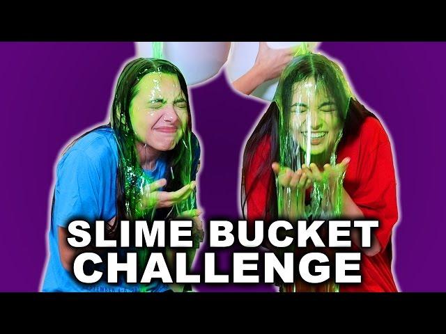 Slime Bucket Challenge - Merrell Twins