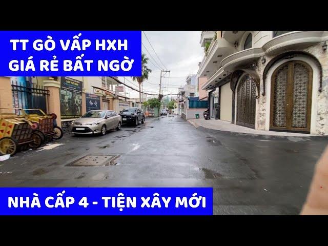 Bán nhà cấp 4 giá rẻ ngay trung tâm quận Gò Vấp tiện xây mới.