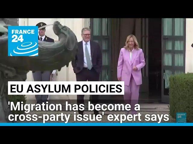 'Migration has become a cross-party issue', expert says as Starmer meets Meloni • FRANCE 24