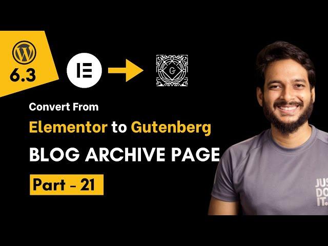 21. Create a Blog Page and Sidebar using Gutenberg Block editor Full site editing theme