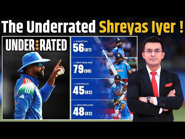 INDvsNZ: Shreyas Iyer (243 Runs) finish the 2025 Champions Trophy as leading run-scorer for India !