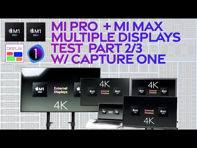 M1 PRO & M1 MAX Multiple Displays & Multitasking Test Part 2/3 | Capture One 21