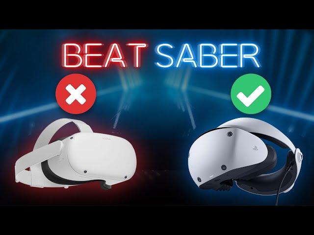 Beat Saber on PSVR 2 vs Quest 2