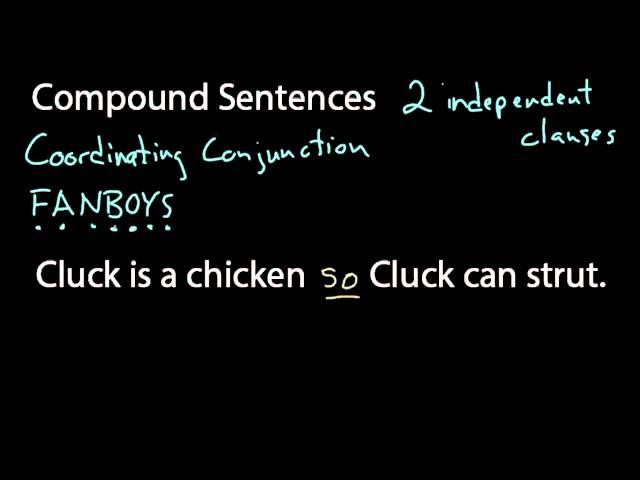 Compound Sentences