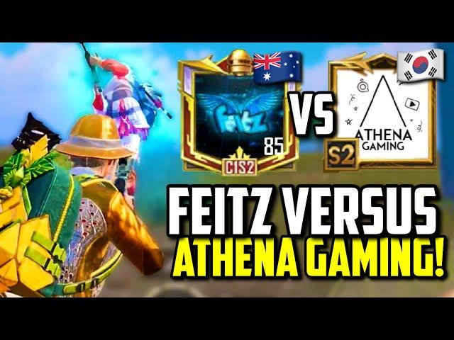 FEITZ VS ATHENA IN PUBG MOBILE YOUTUBER TOURNAMENT!