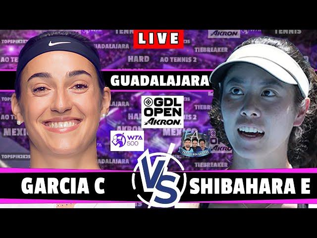 LIVE: GARCIA C VS SHIBAHARA E • GDL OPEN 2024 #groupstage #final  #tennis #gdlopen