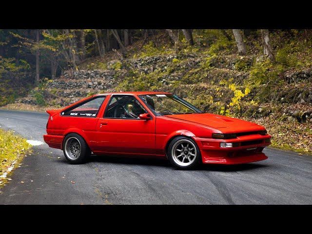 AE86 Gunsai Touge Drifting - Raw Sound | 4K