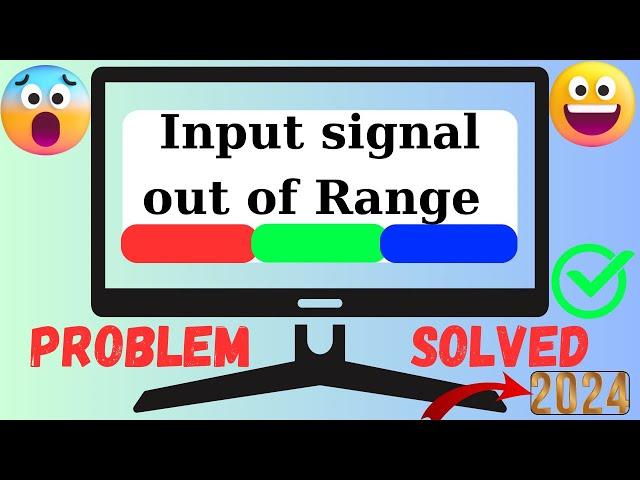 Input signal out of range | change setting to 1680x1050-60Hz | window 8.1 problem