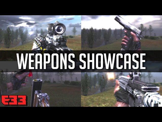 S.T.A.L.K.E.R.: Shadow of Chernobyl - All Weapons Showcase (With Real Names)