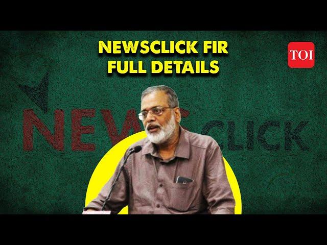 How NewsClick secretly funneled funds, threatened India's borders | Full Details of Delhi Police FIR