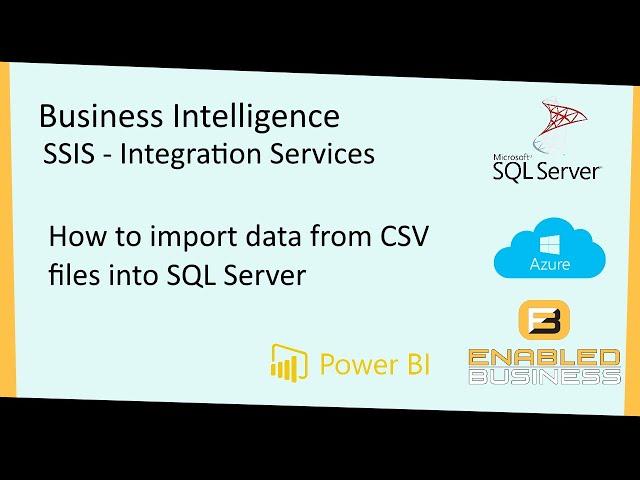 Step by Step - SSIS Import Data - Part 1