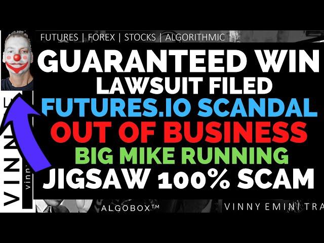 FUTURES.IO  LAWSUIT FILED & JIGSAW GOING OUT OF BUSINESS | FRAUDS! PETER DAVIES SCANDAL EXPOSED!