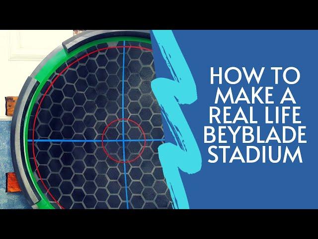 How To Make a Real Life Anime Beyblade Stadium