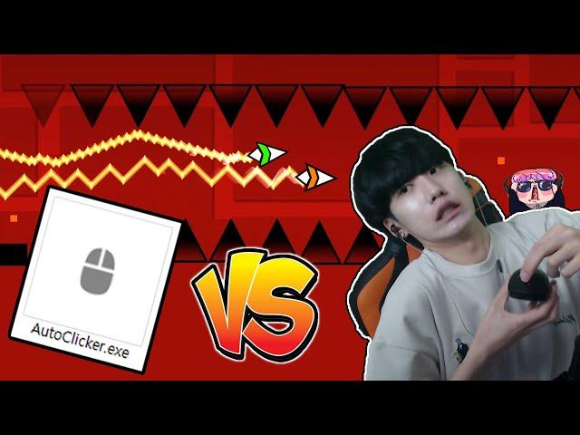 TOPI VS AUTOCLICK | GD race | Geometry Dash