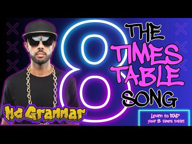 Learn Your Eight Times Table in Rap! | MC Grammar  | Educational Rap Songs for Kids 