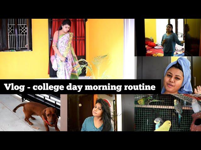 First vlog | College day morning routine | Morning in my life