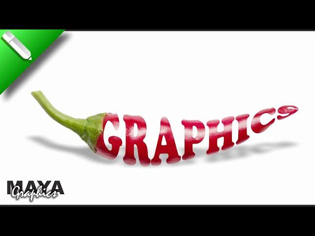 Professional 3D Typography in Coreldraw | Typography illustration in Coreldraw | Corel draw design