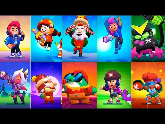 All 60 Exclusive Skins in Brawl Stars