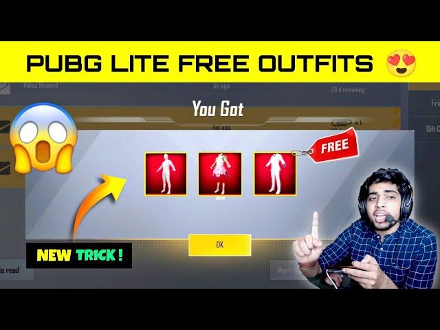 HOW TO GET FREE SKINS & LEGENDARY OUTFITS IN PUBG MOBILE LITE | PUBG LITE FREE SKIN