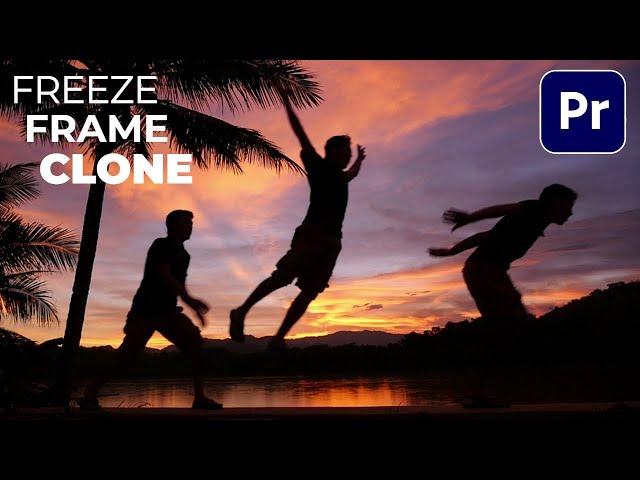 FREEZE Frame Clone Sequence Effect Tutorial In Premiere Pro