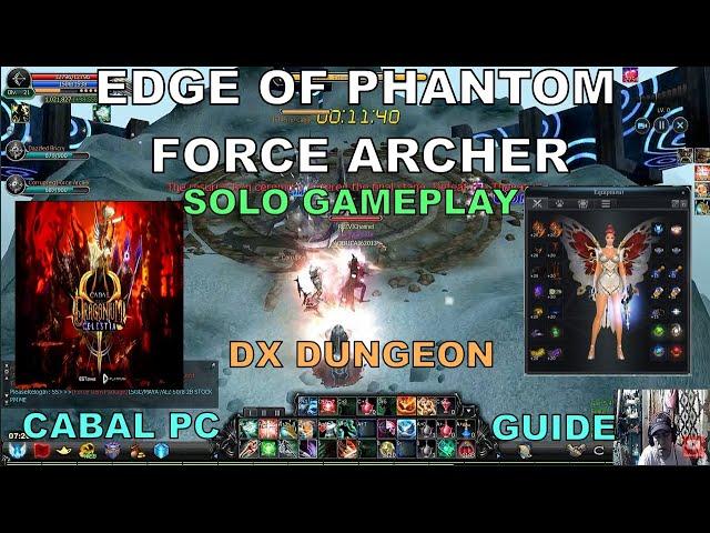 Edge of Phantom Cabal Force Archer solo gameplay #pcgaming #cabal