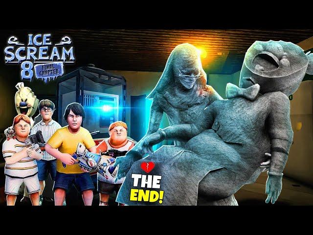 Ice Scream 8 Final Chapter - True Ending | Emotional Moment Gameplay | Lovely Boss