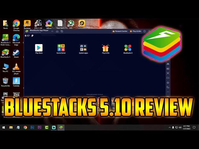 BLUESTACKS 5.10 REVIEW | DOWNLOAD & INSTALLATION | GAMEPLAY