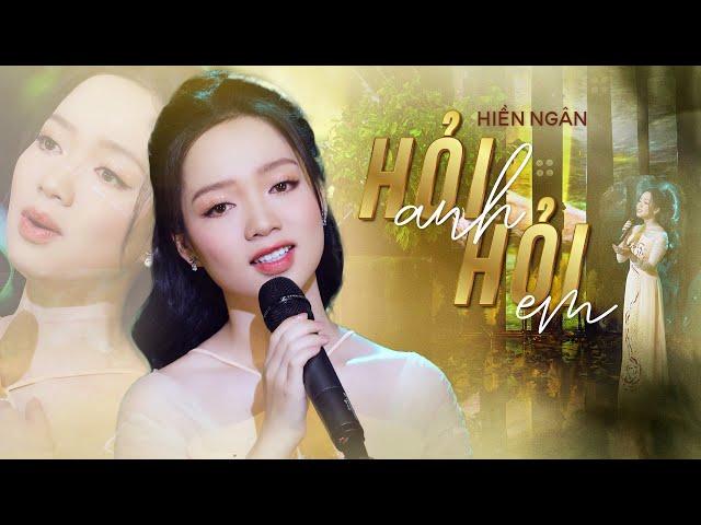 Hỏi Anh Hỏi Em - Hiền Ngân (Solo Cùng Bolero 2021) | 4K MV Official