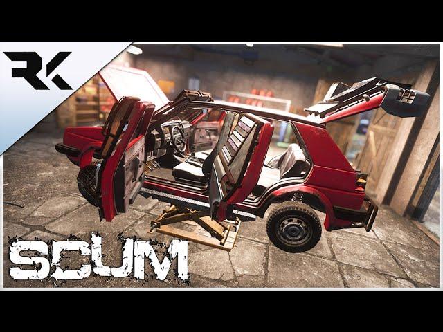 SCUM 0.8 - How To Upgrade Repair & Mod The New Modular Vehicles