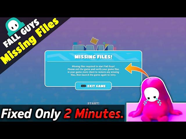 How to Fix MISSING FILES ERROR Fall Guys 2024 (EPIC GAMES & STEAM)